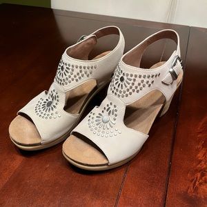 Dansko Deandra studded heeled sandal